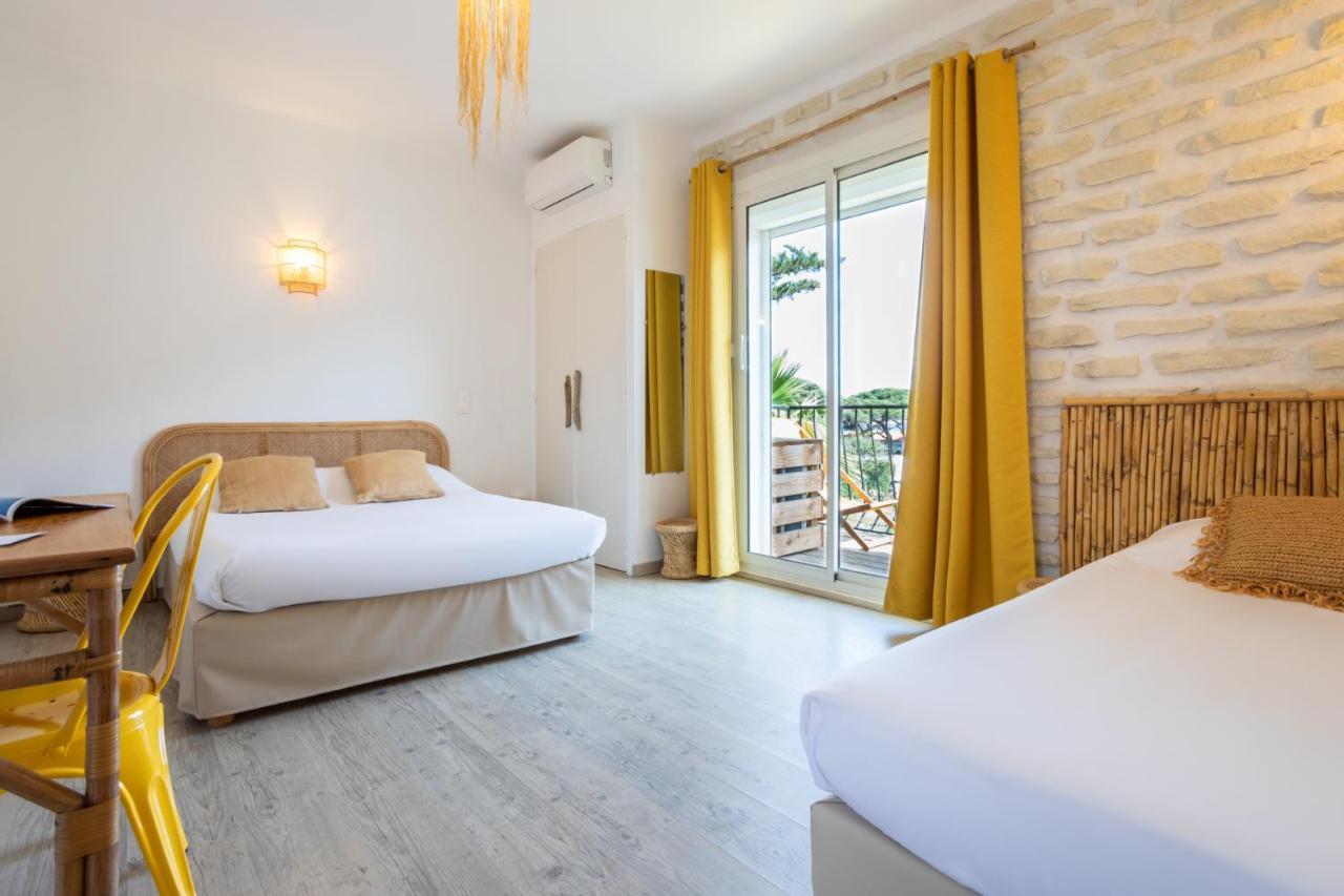 הייר Hotel Almanarre Plage - Hotel Eco-Responsable Face A La Mer מראה חיצוני תמונה